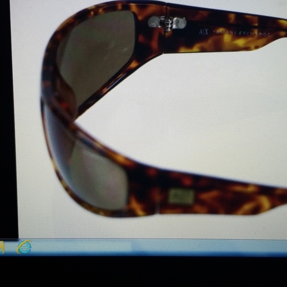 Armani Exchange Leopard Print Rectangular Sglasses - image 2
